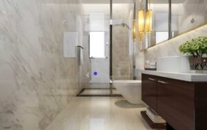 Minimalistic Style bathroom interior