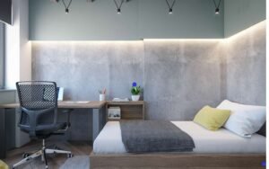Scandinavian bedroom room interior design