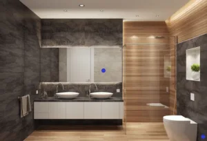 Classic Emerald bath room interior Design idea
